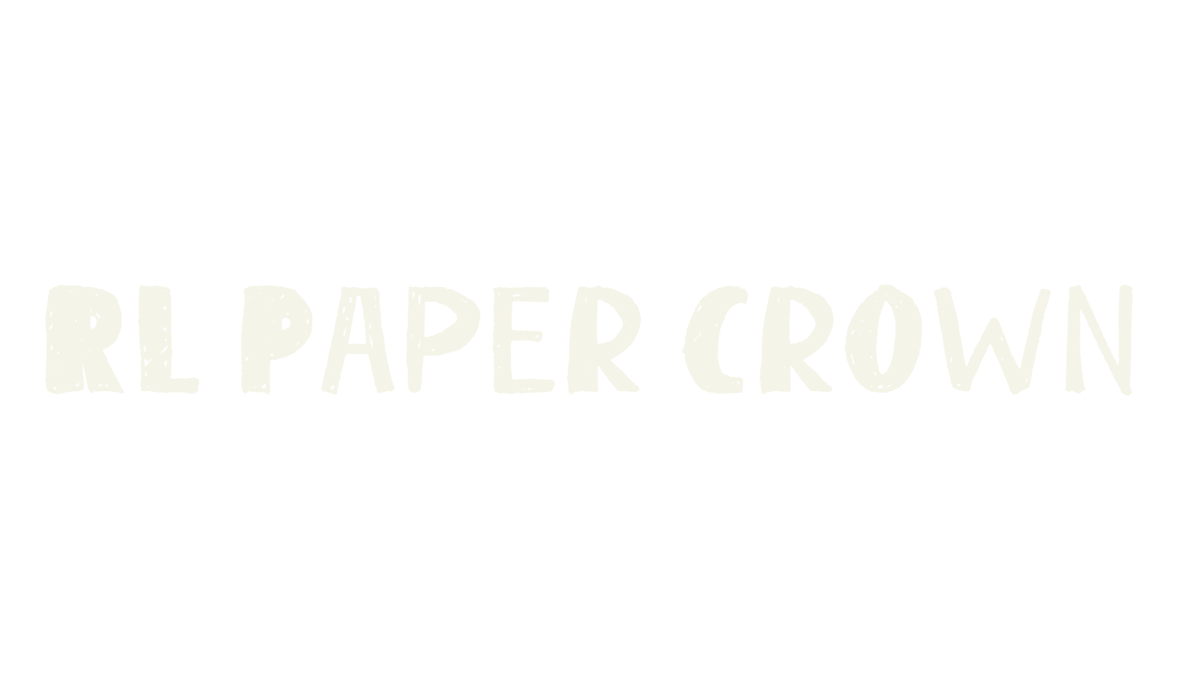 RL Paper Crown, crayon font preview