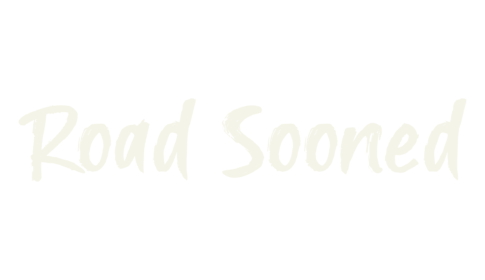 Road Sooned, lettering font preview