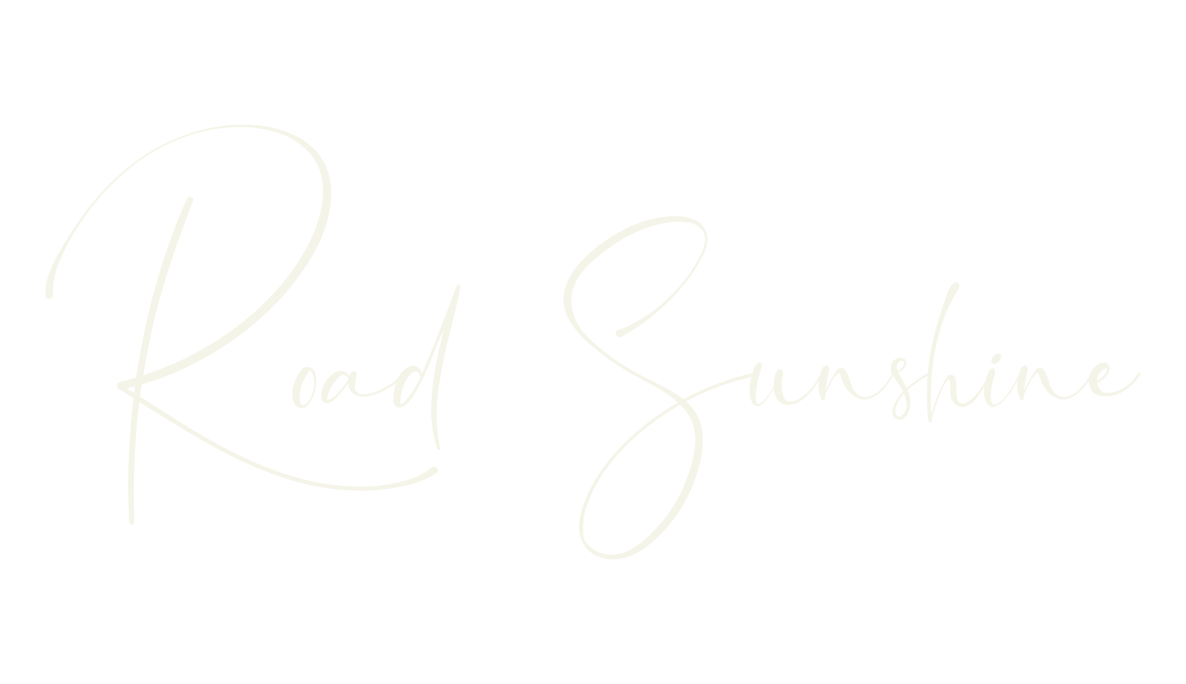 Road Sunshine, fashion script font preview