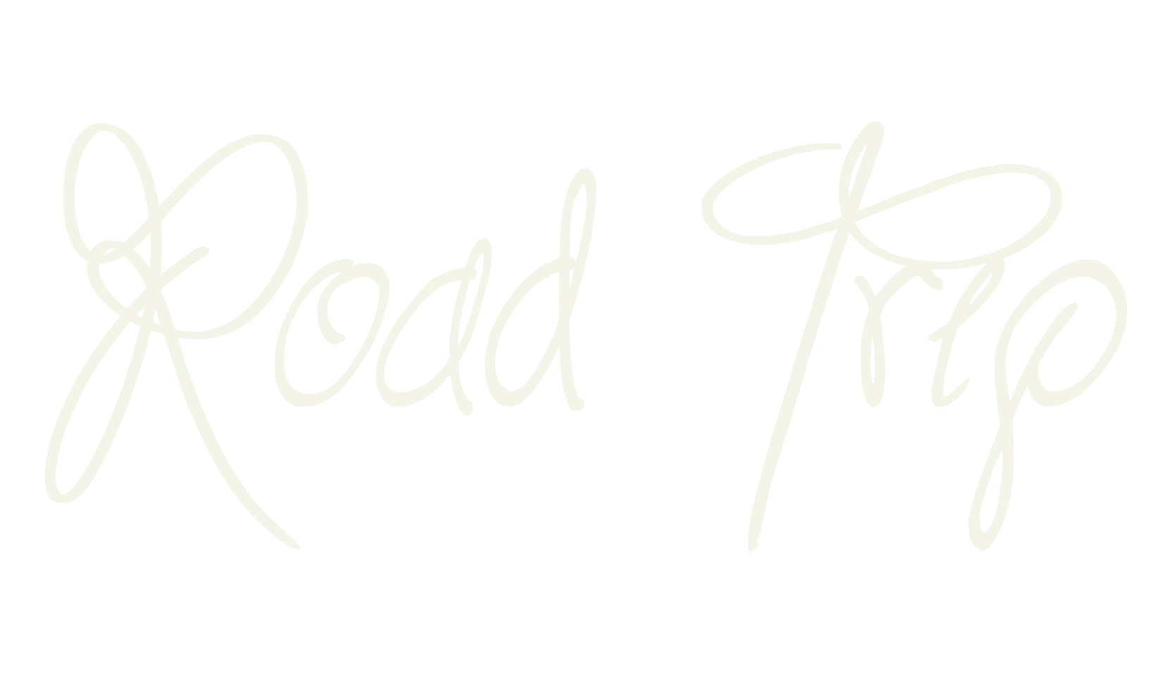 Road Trip, fashion script font preview