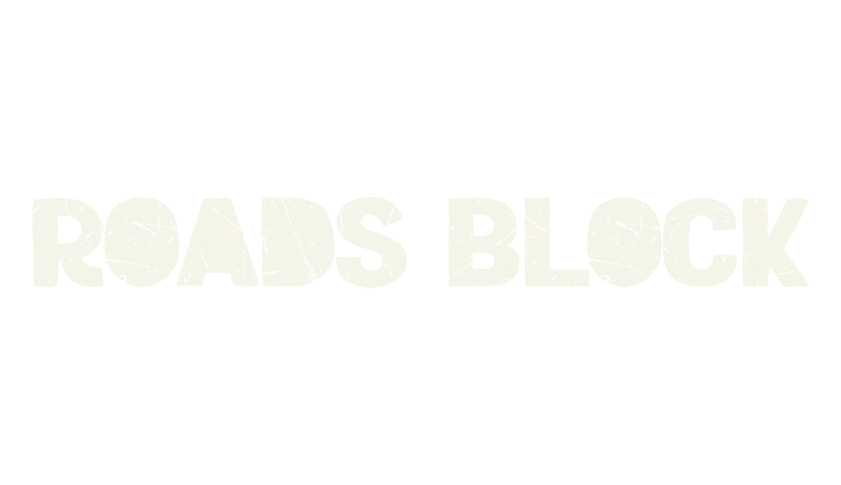 Roads Block, bold font preview