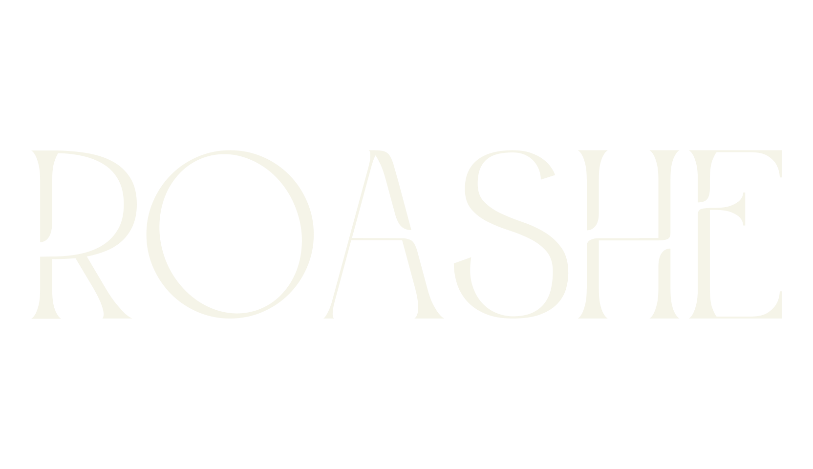 Roashe, serif font preview
