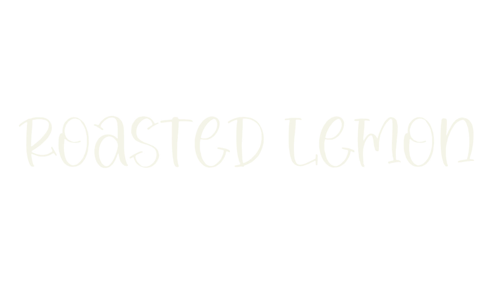 Roasted Lemon, fashion script font preview
