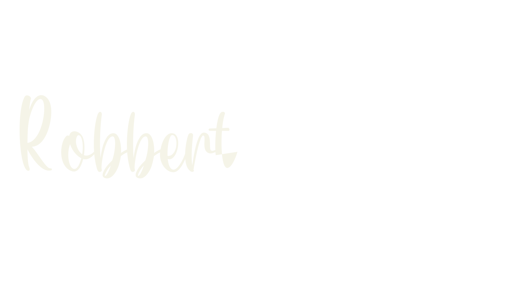 Robbert Merlyn, cursive font preview