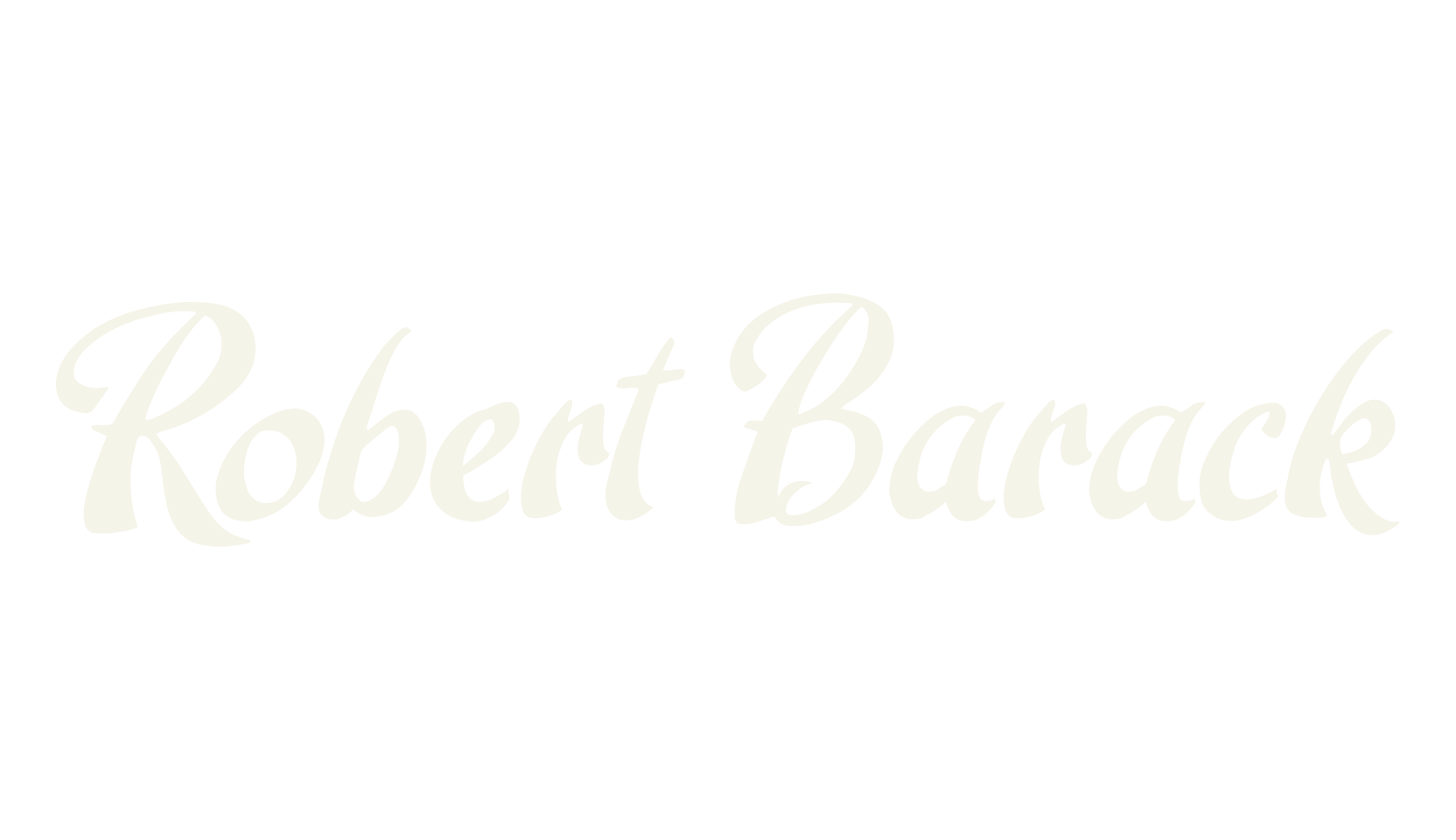 Robert Barack, lettering font preview