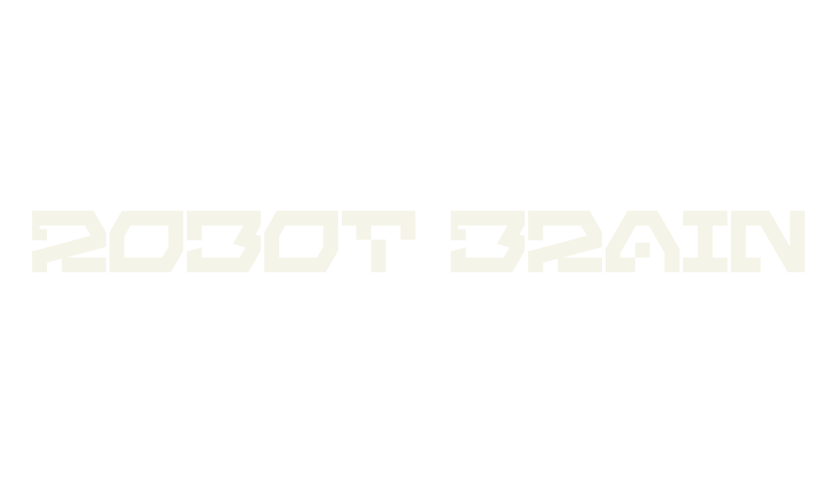 Robot Brain, futuristic font preview