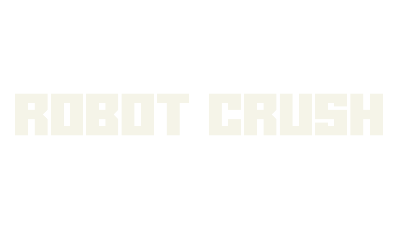 Robot Crush, display market font preview