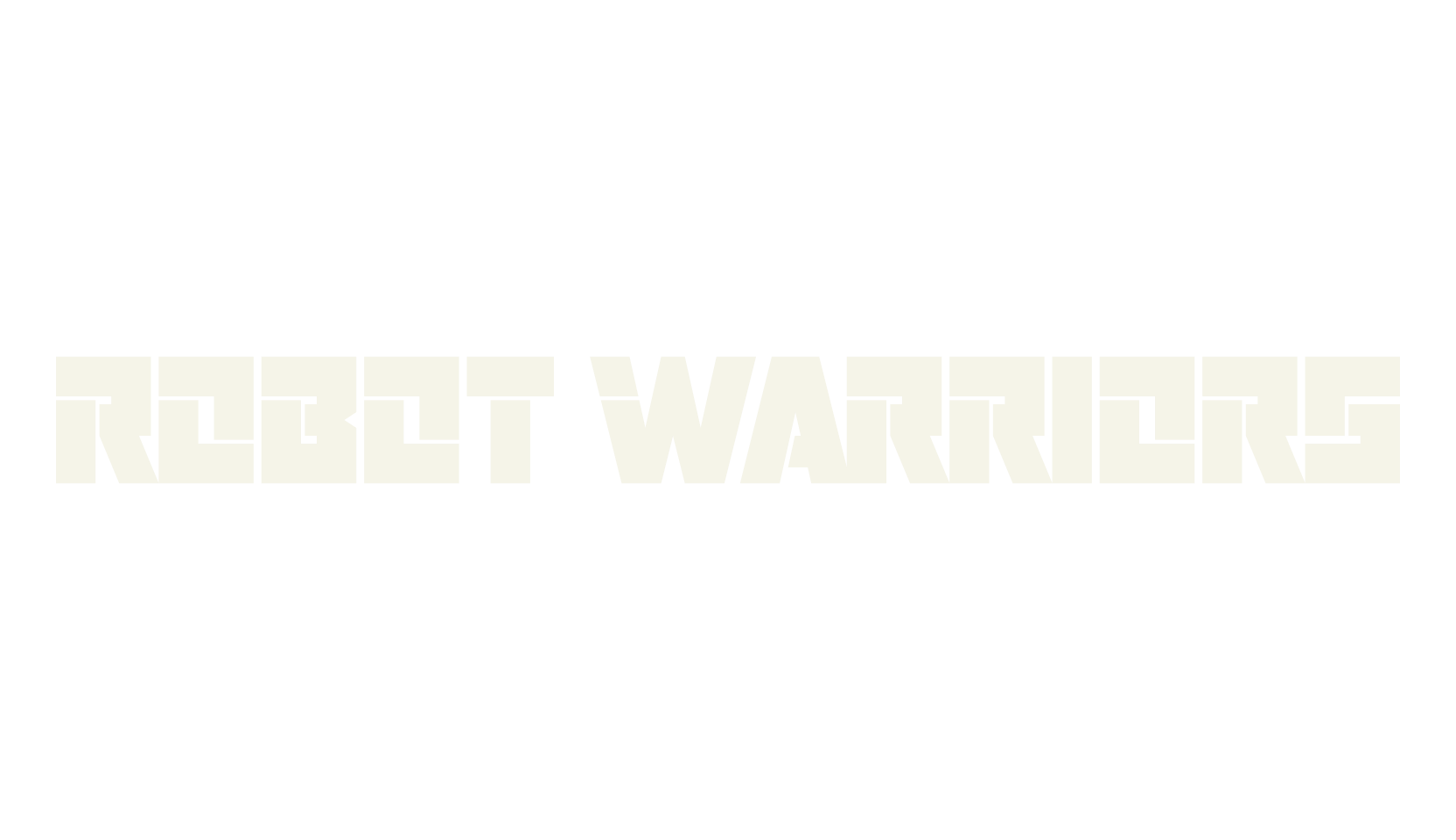 Robot Warriors, display market font preview