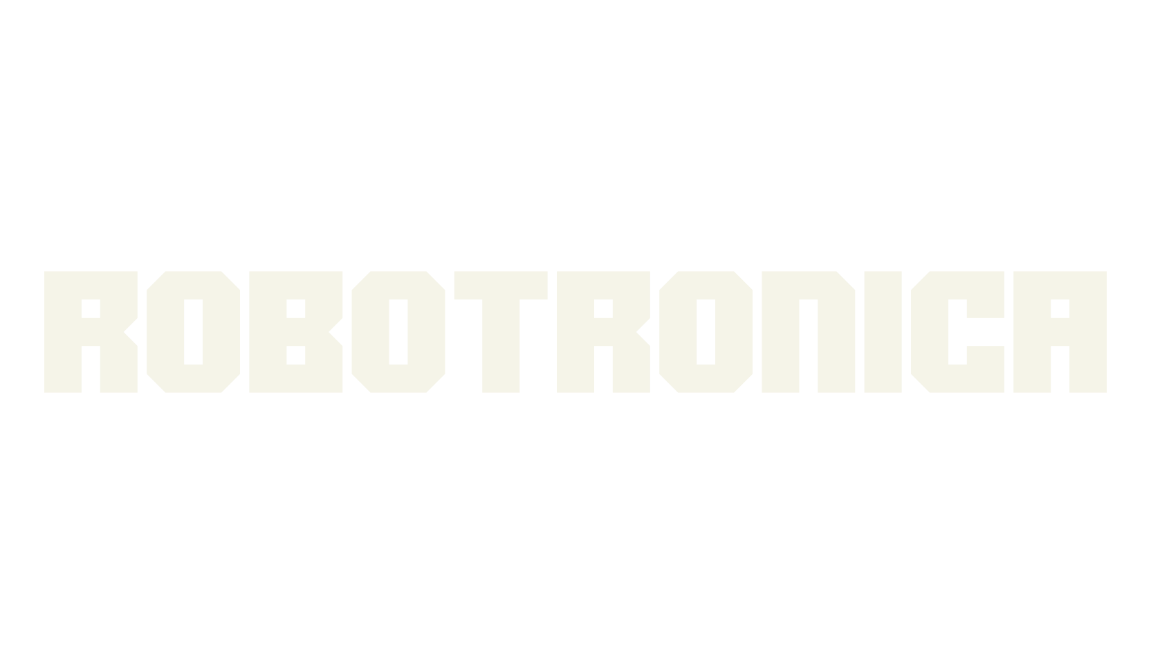 Robotronica, display market font preview