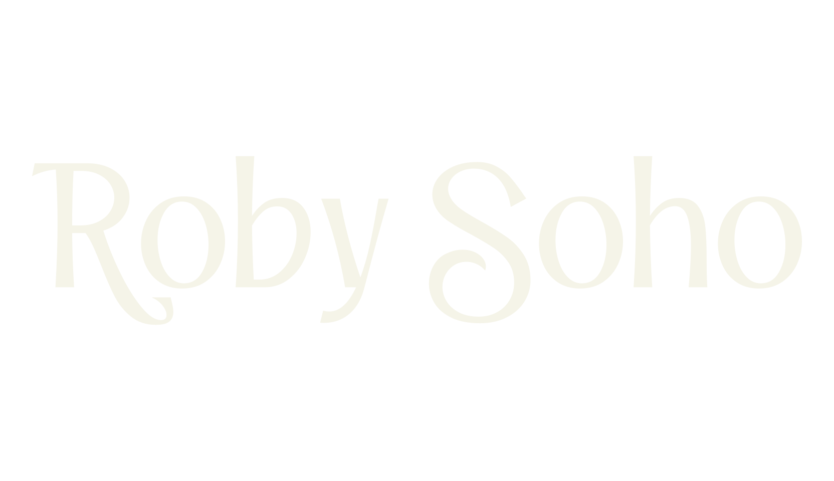 Roby Soho, serif font preview