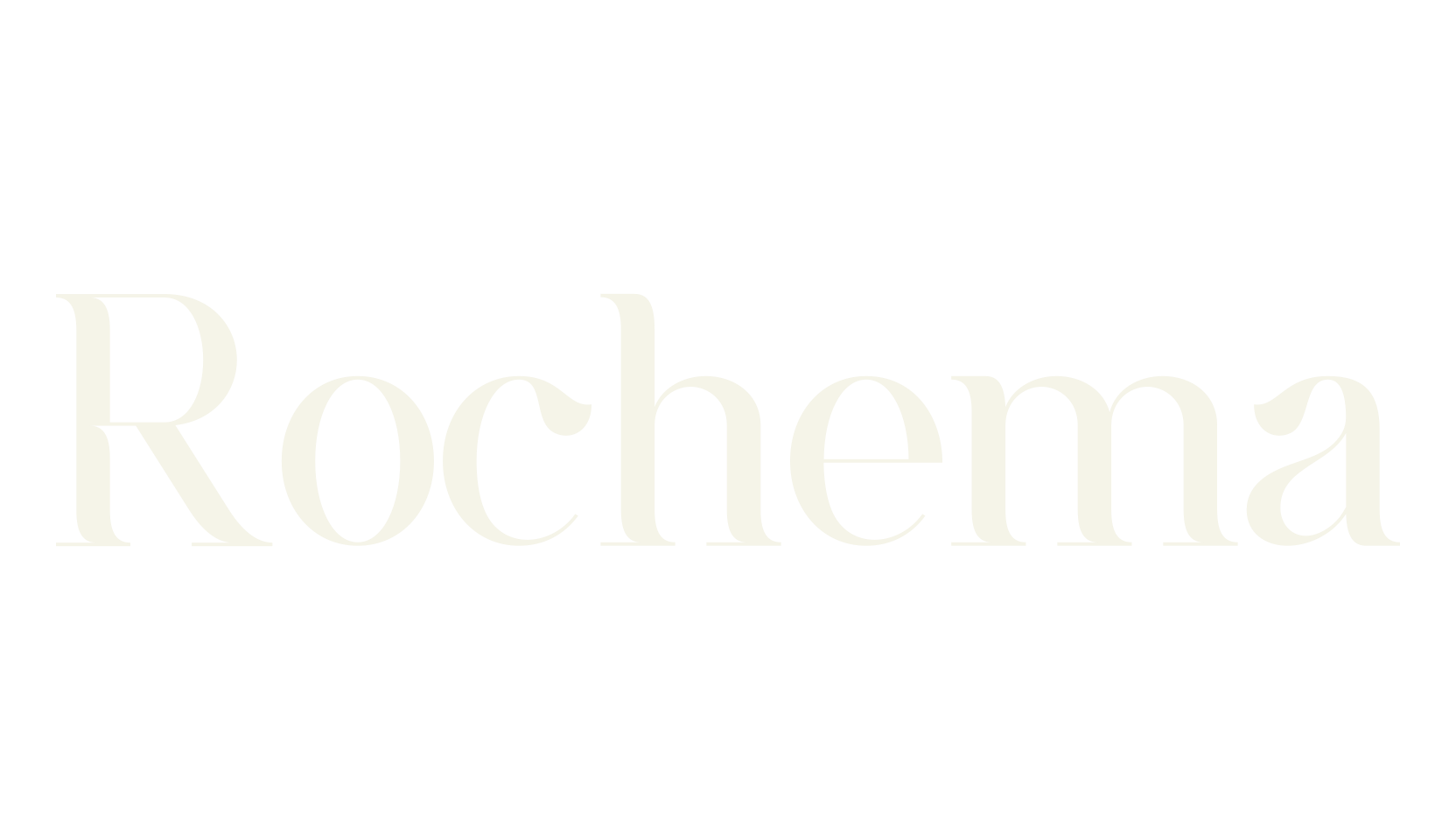 Rochema, typography font preview