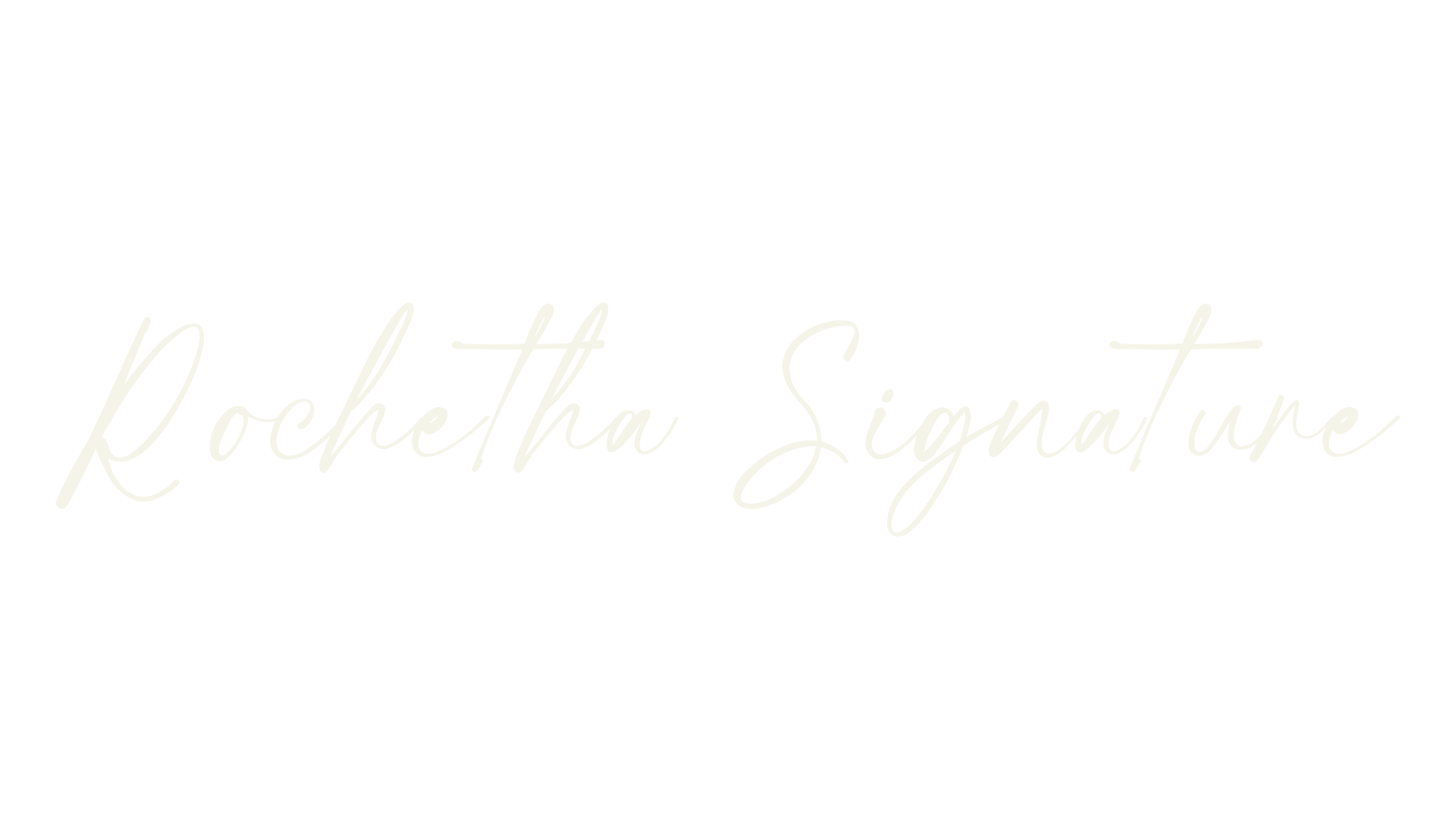 Rochetha Signature, calligraphy font preview