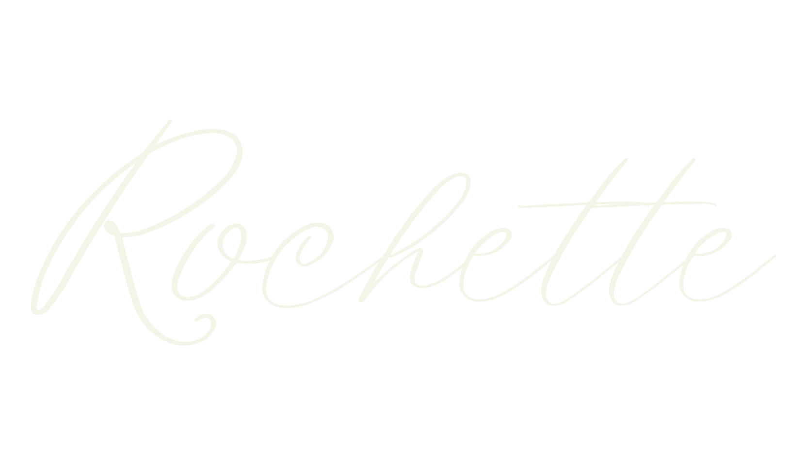 Rochette, script font preview