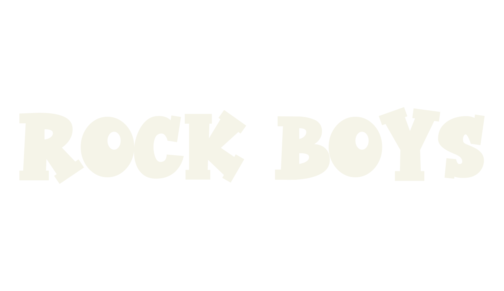 Rock Boys, bold font preview