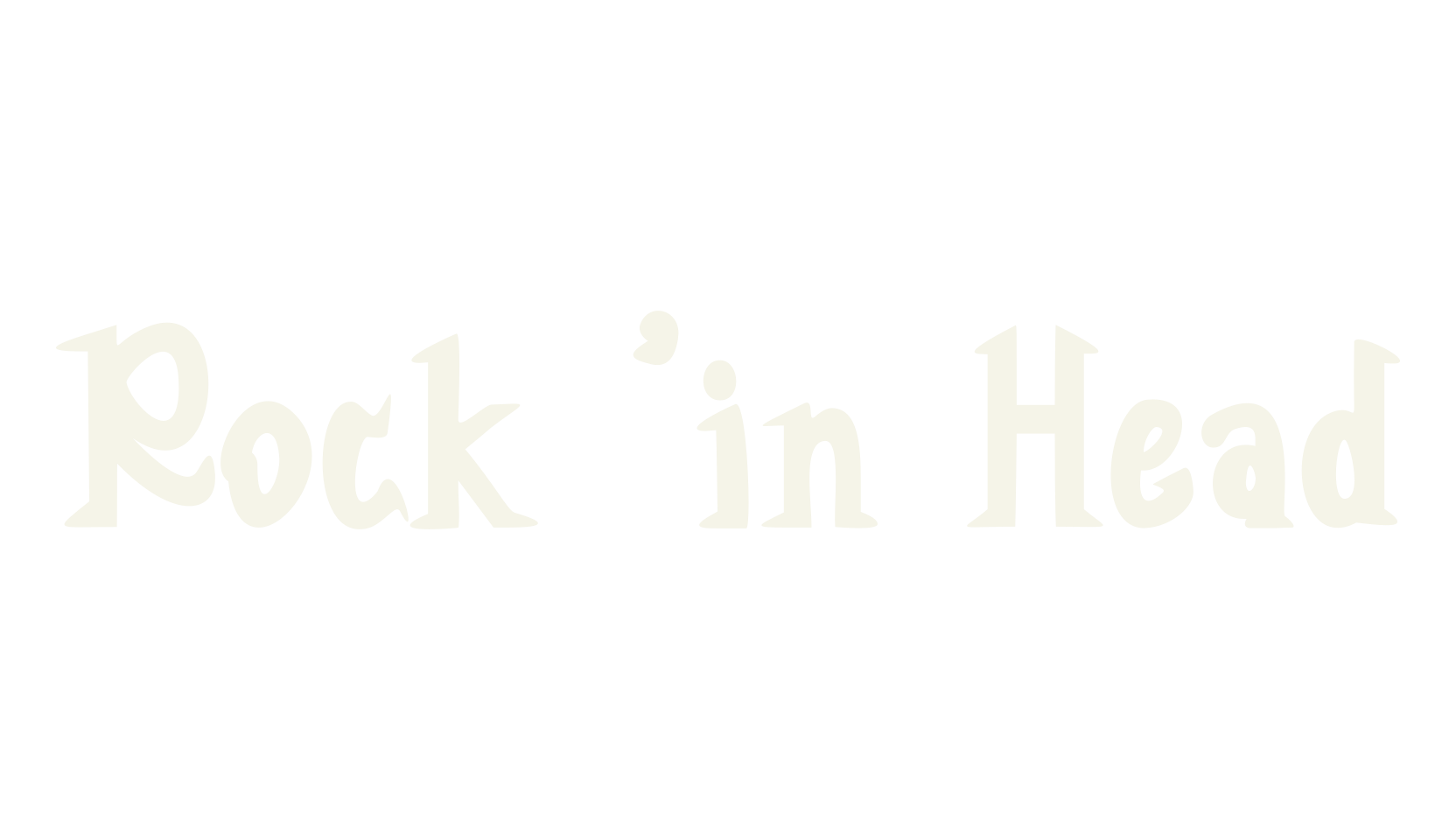 Rock 'in Head, display font preview