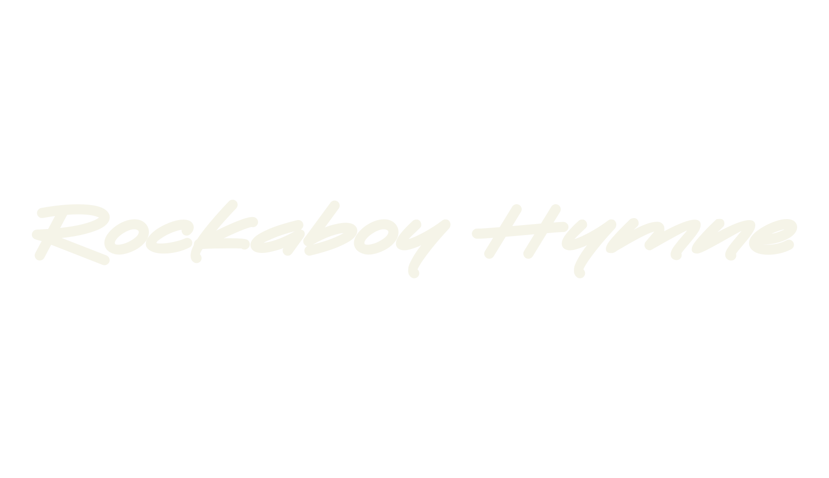Rockaboy Hymne, cool font preview