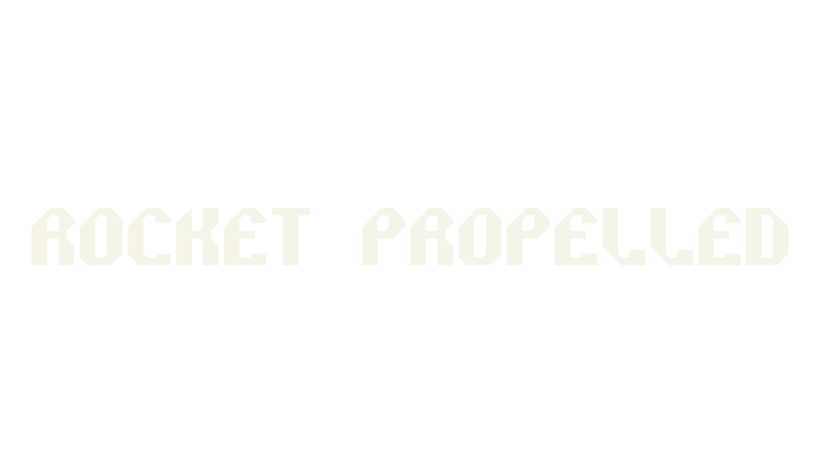 Rocket Propelled, display market font preview