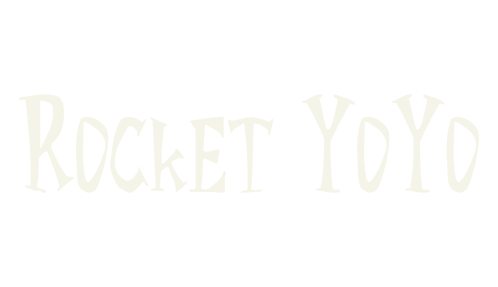 Rocket YoYo, doodles font preview