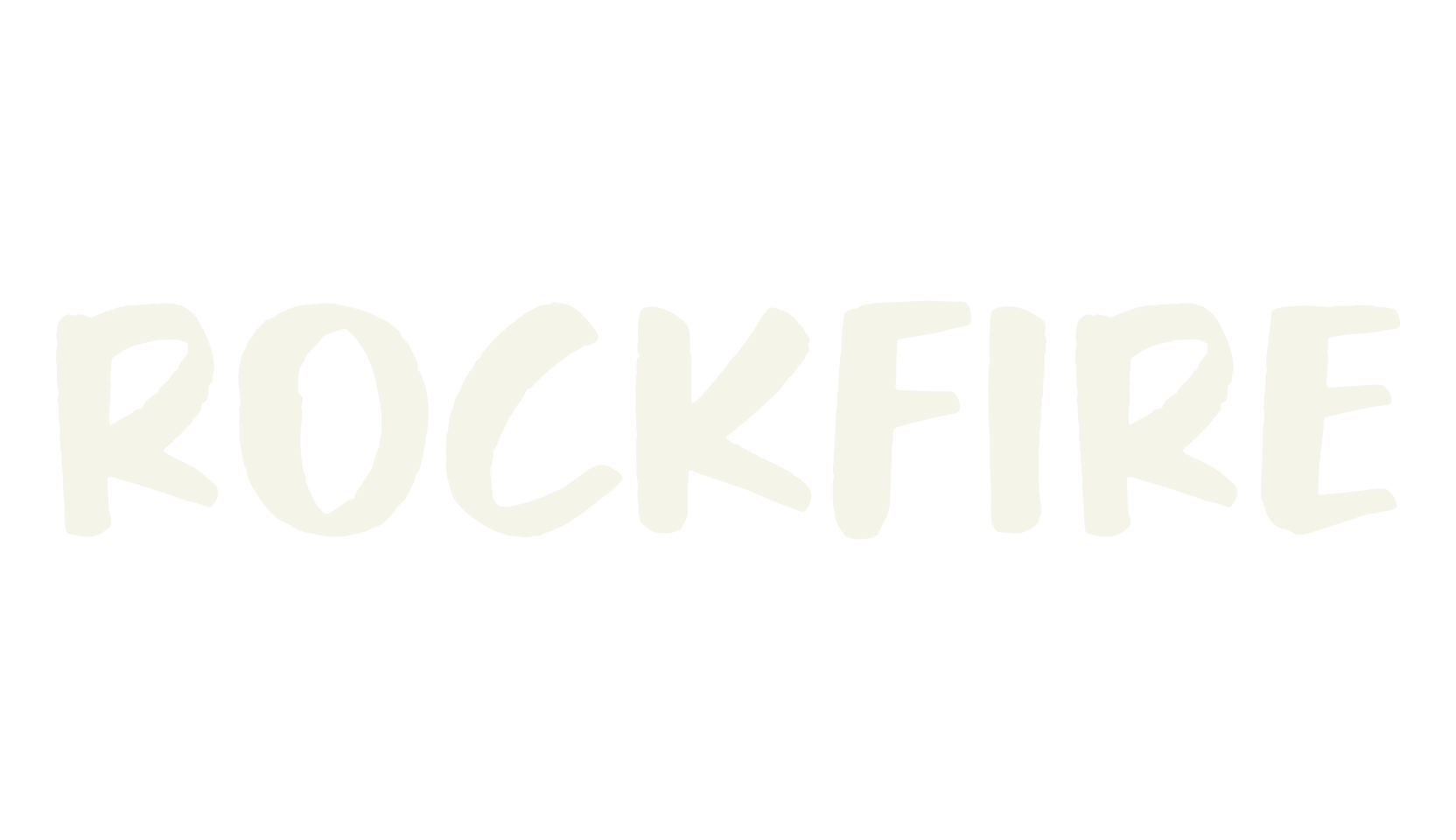 Rockfire, bold font preview