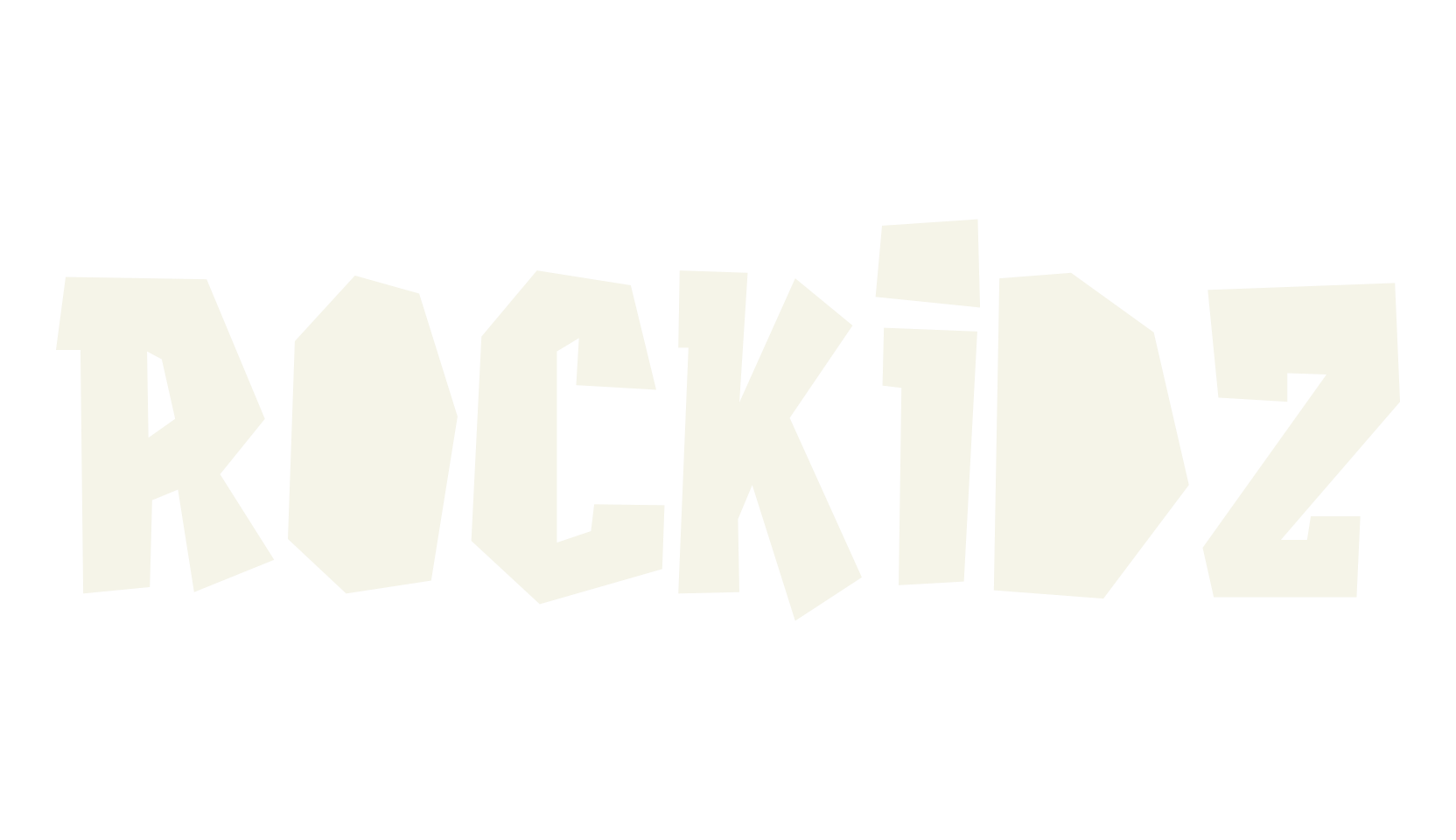 Rockidz, display font preview