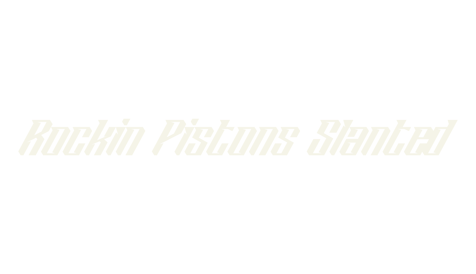 Rockin Pistons Slanted, jersey font preview