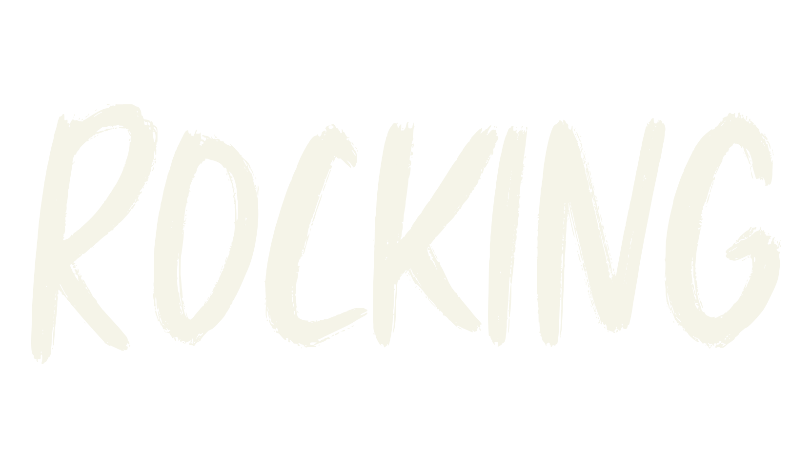 Rocking, fashion script font preview