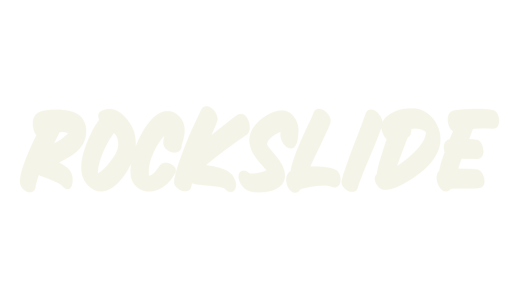ROCKSLIDE, marker font preview