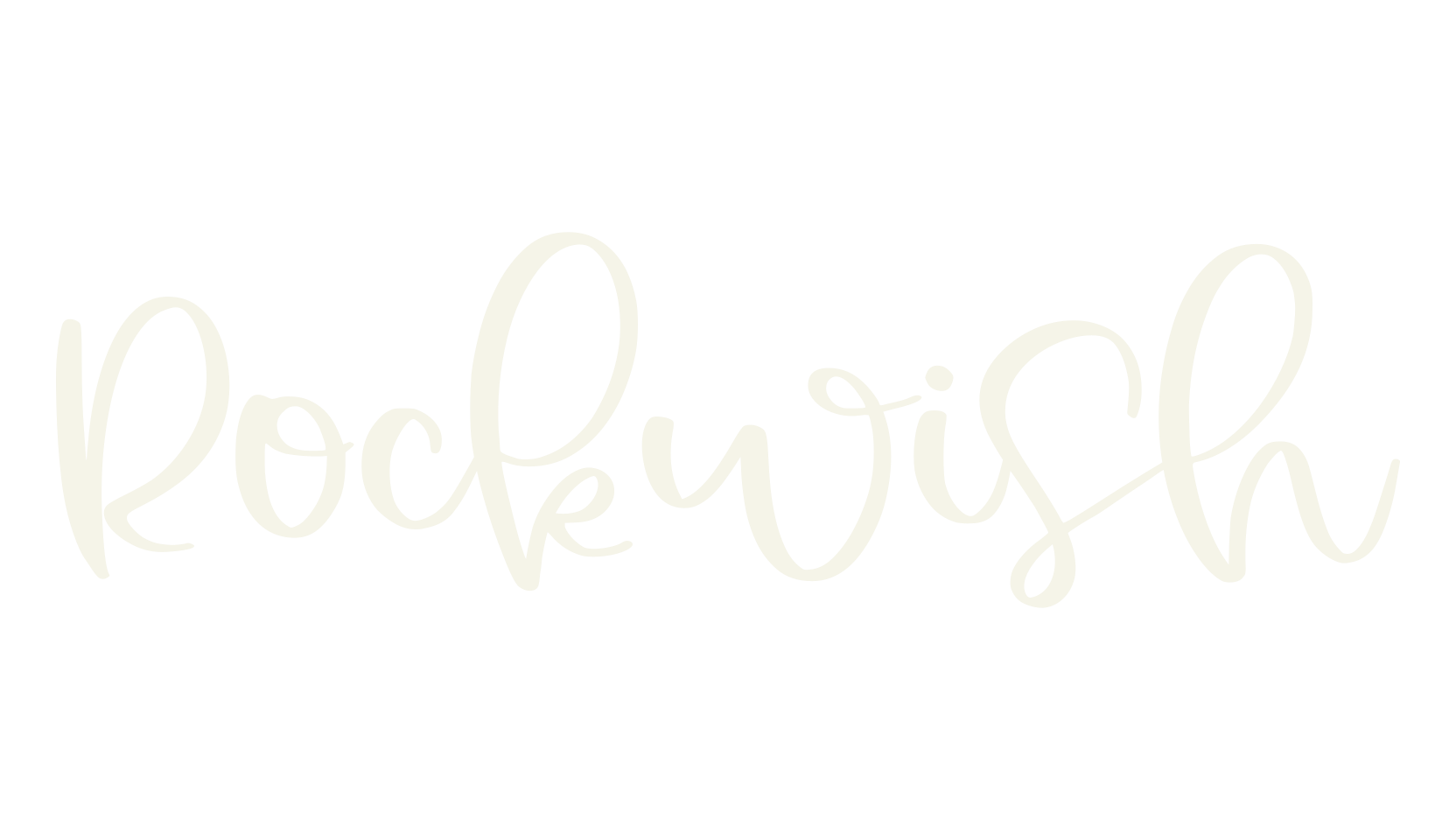 Rockwish, logo font preview