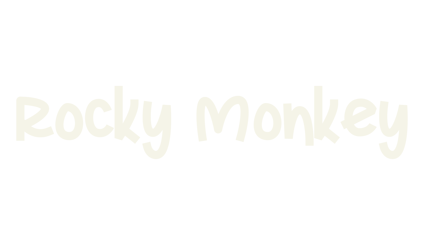 Rocky Monkey, children font preview