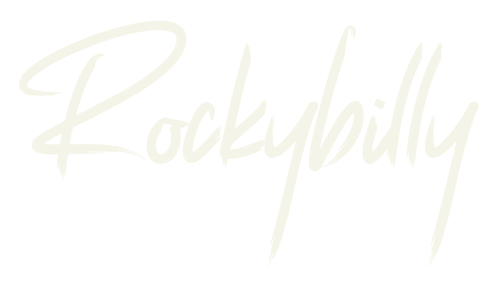 Rockybilly, lettering font preview