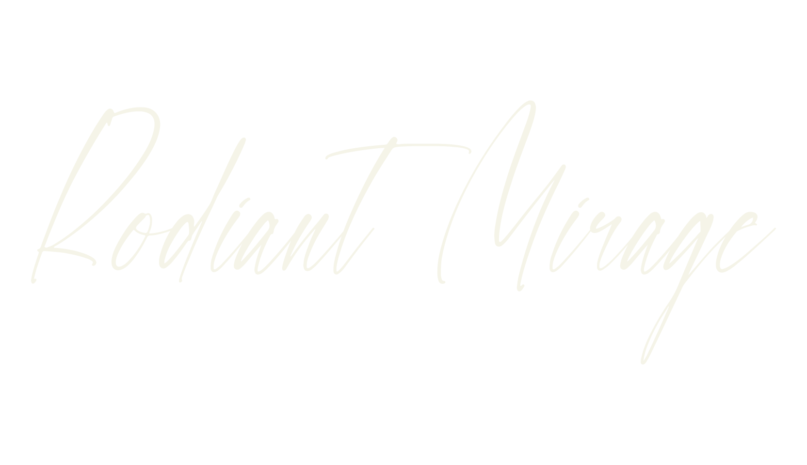 Rodiant Mirage, script font preview