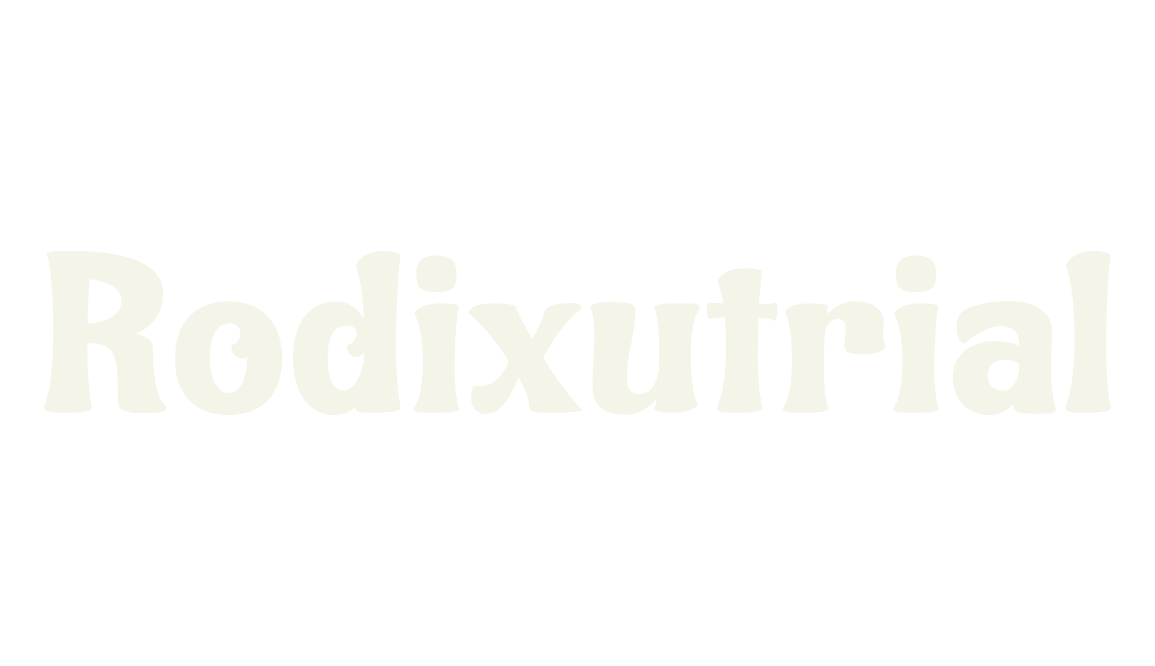 Rodixutrial, sans serif font preview
