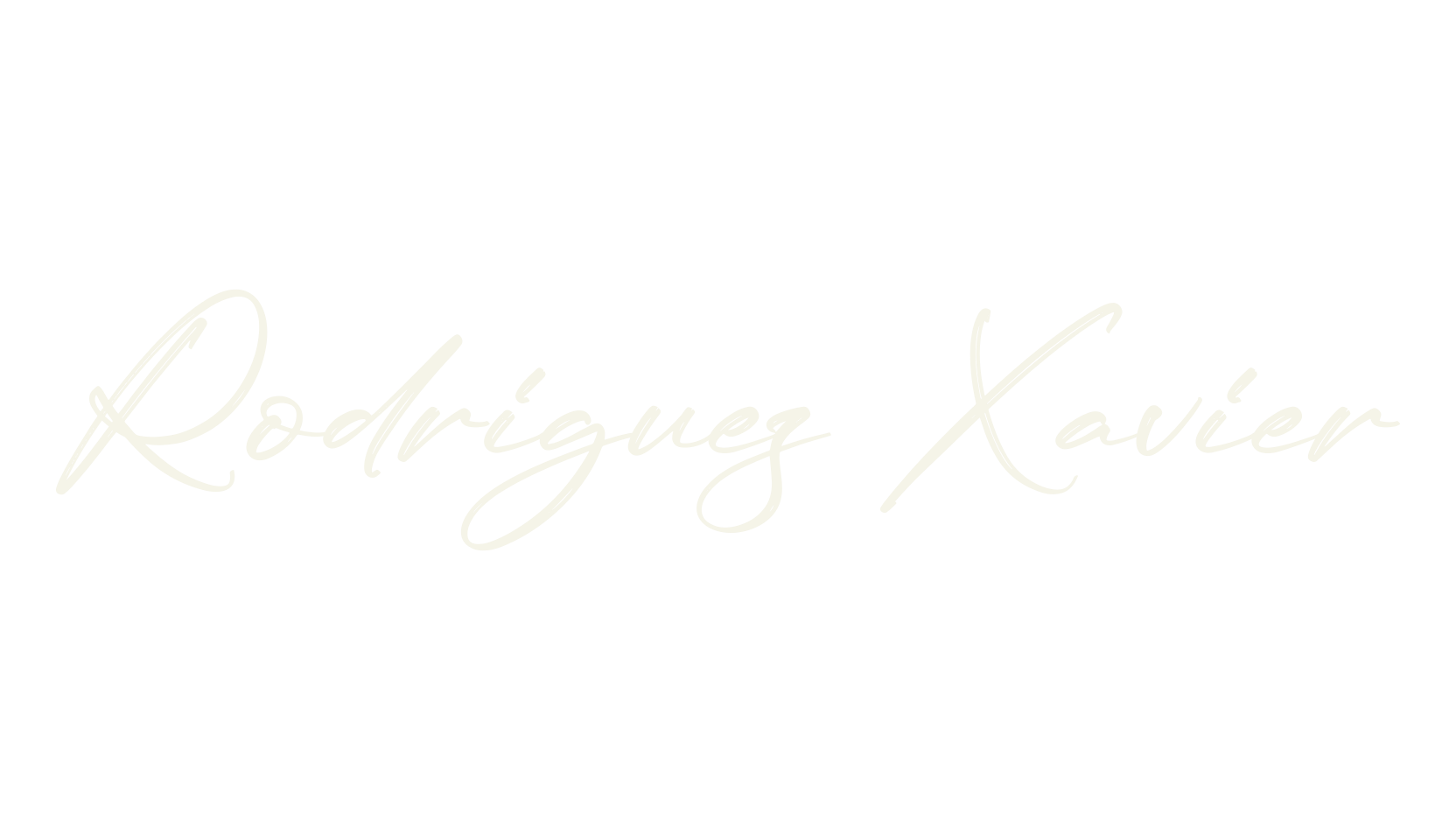 Rodriguez Xavier, script font preview