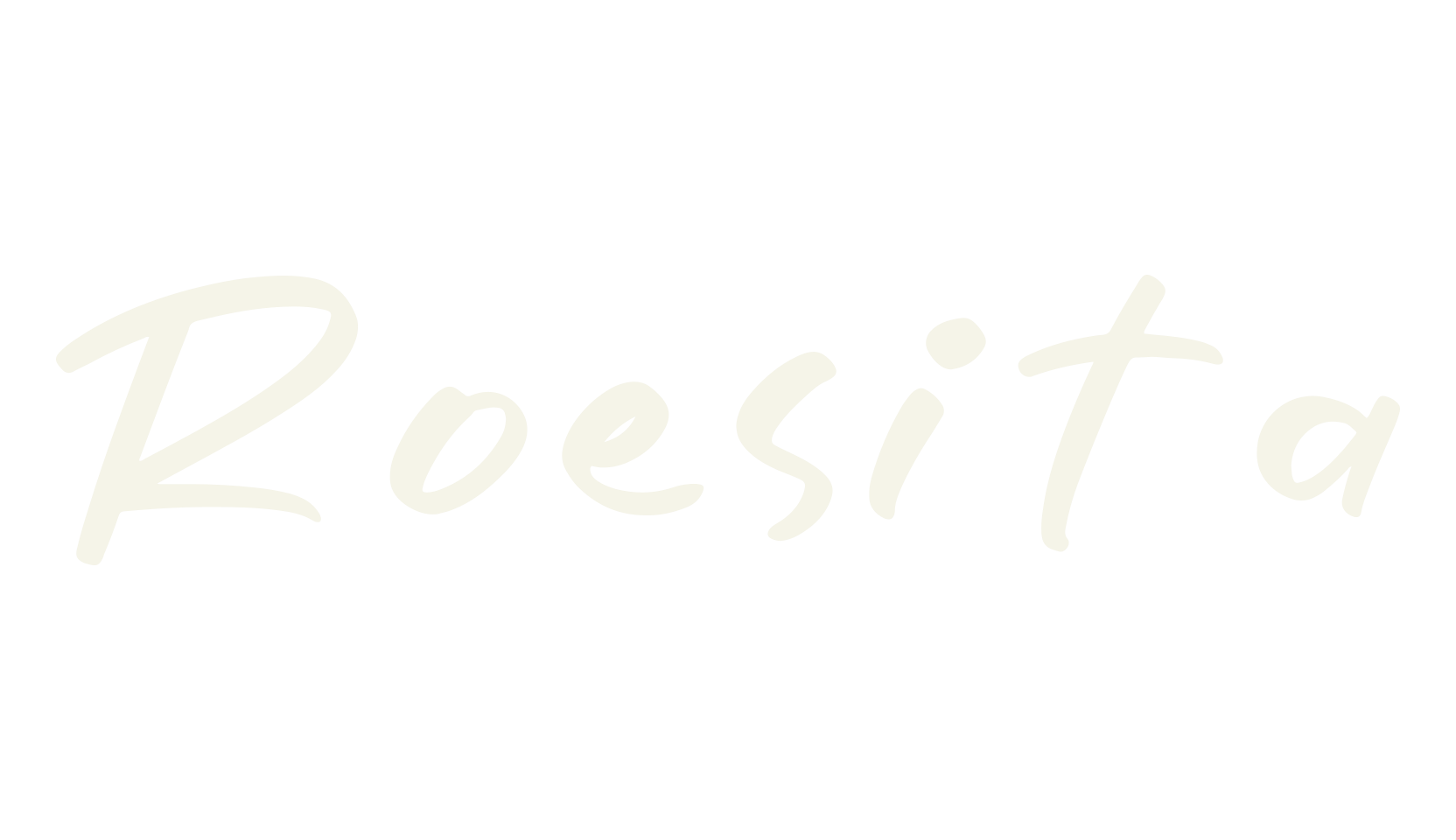 Roesita, script font preview