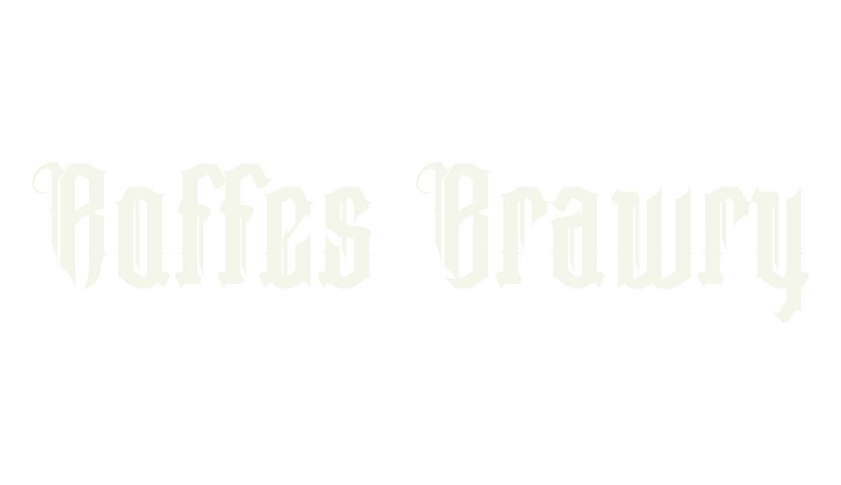 Roffes Brawry, old english font preview