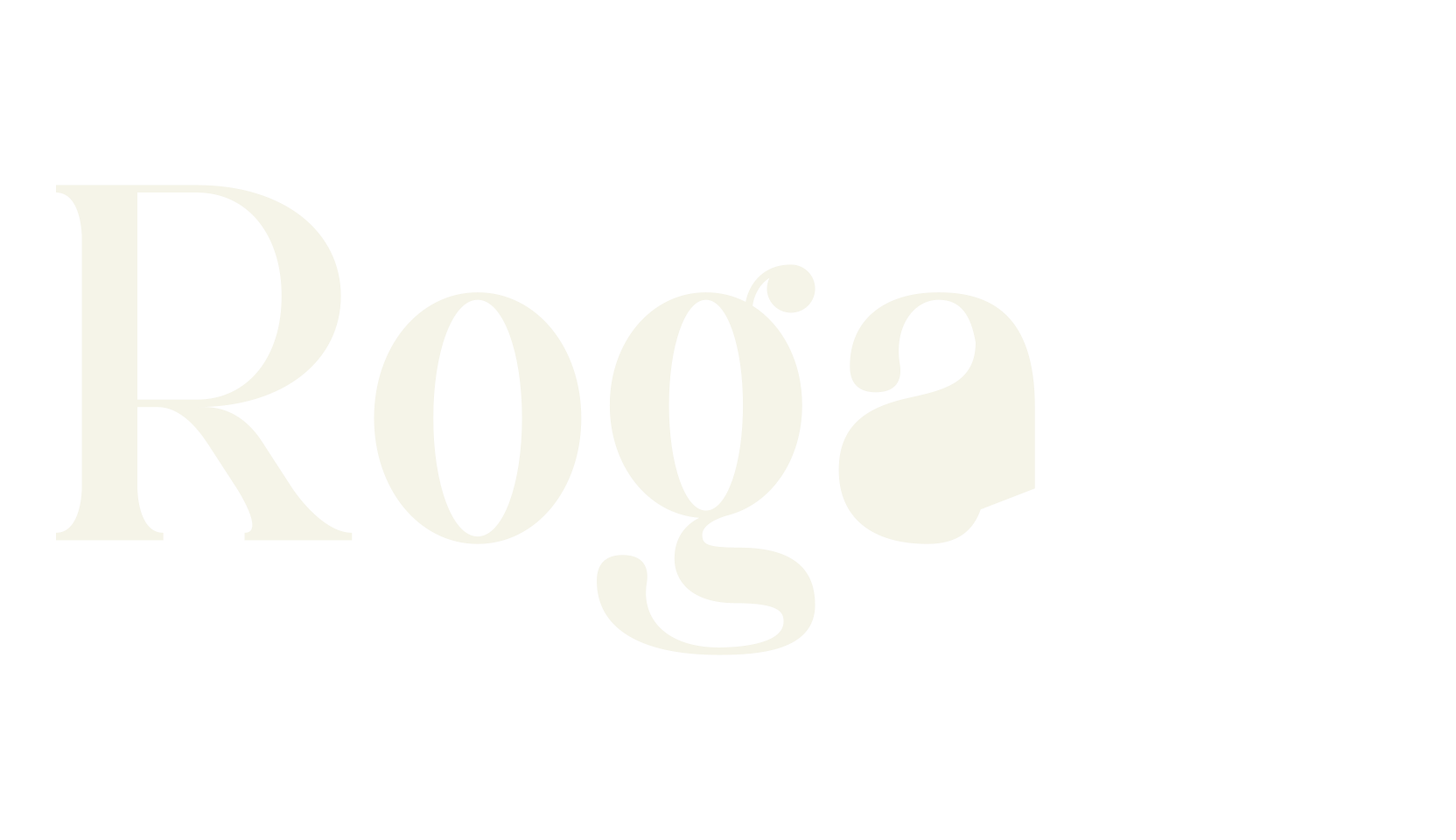 Rogale, serif font preview