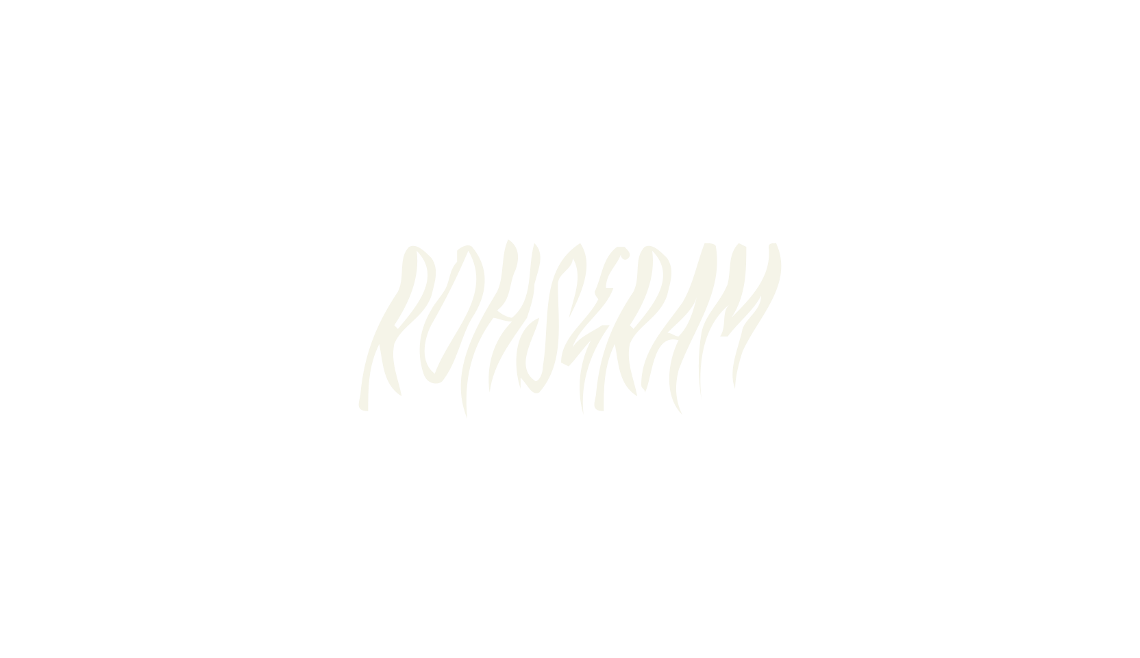 ROHSERAM, creepy font preview