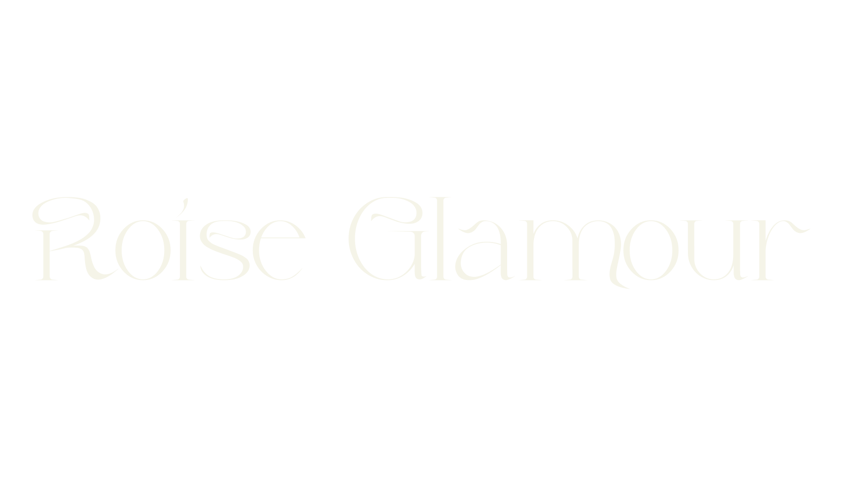 Roise Glamour, thin font preview