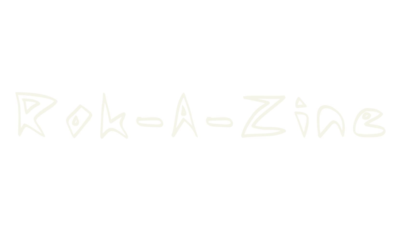 Rok-A-Zine, magazine font preview