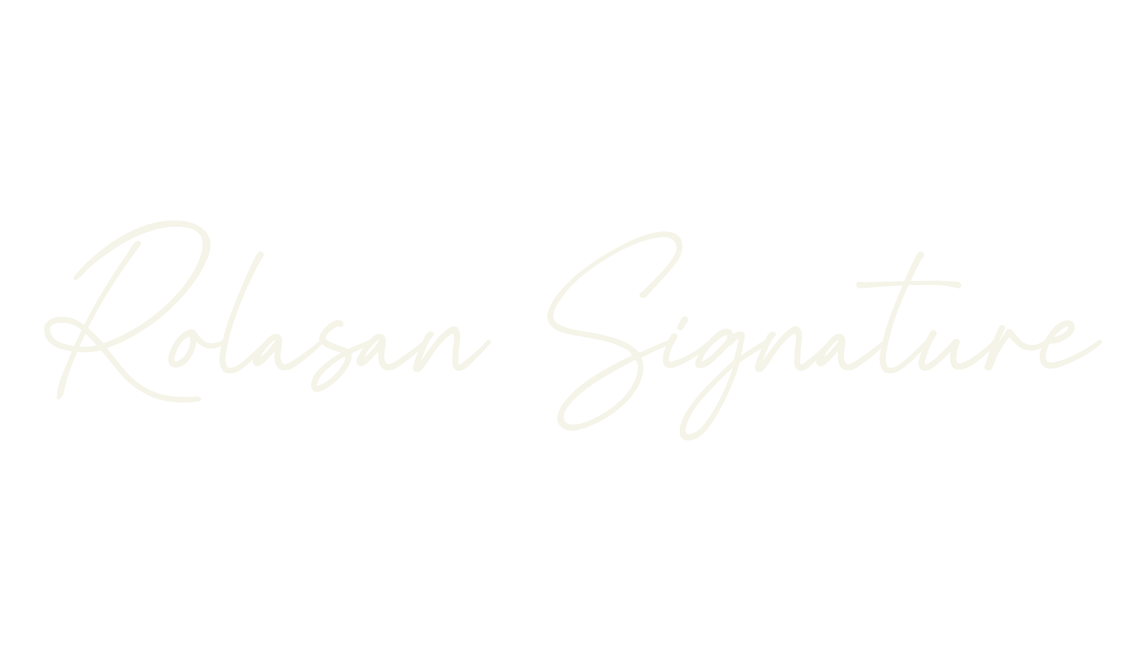Rolasan Signature, signature font preview