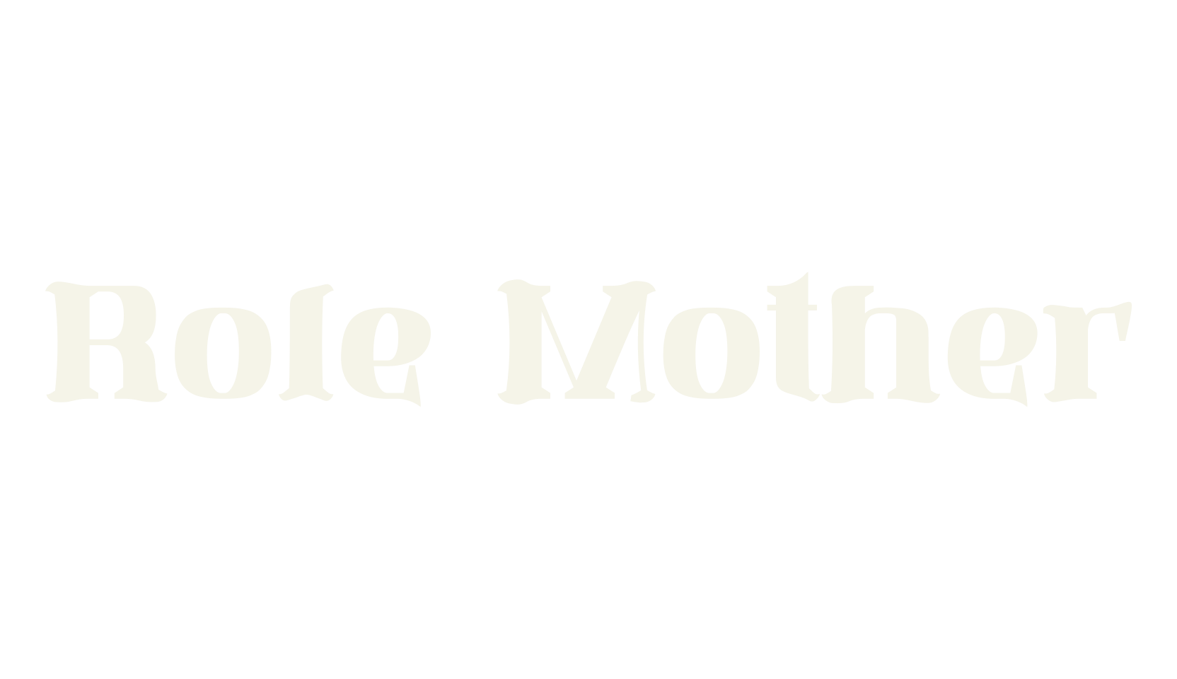 Role Mother, stylish font preview