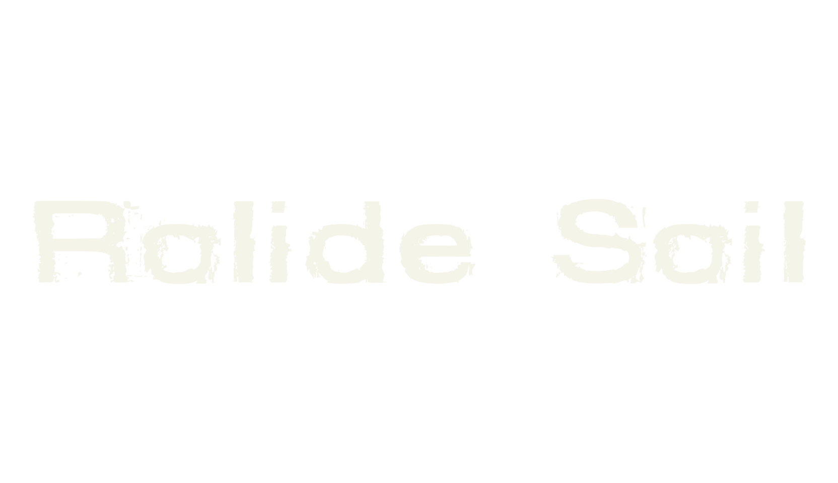 Rolide Soil, graffiti font preview