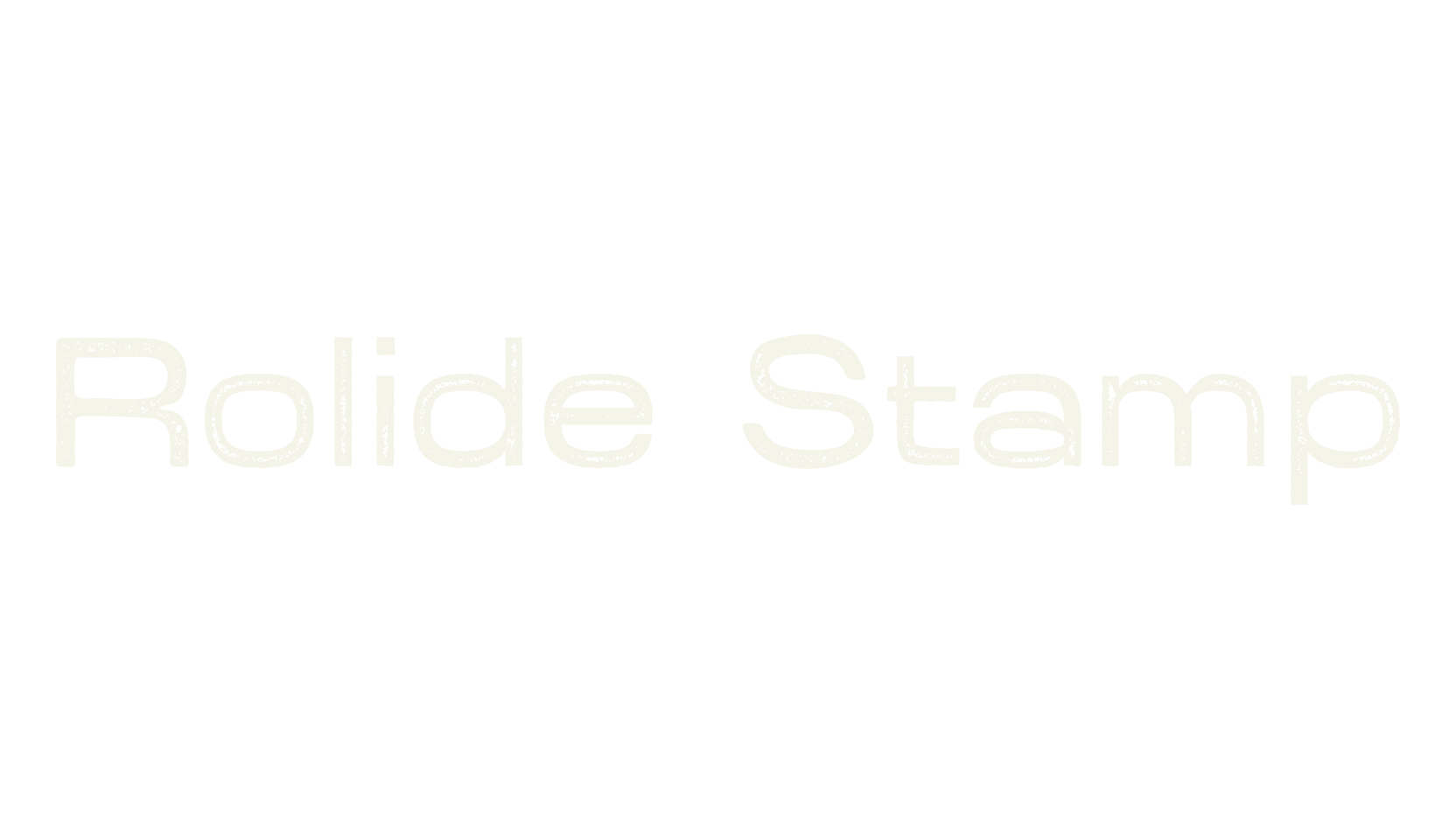 Rolide Stamp, stamp font preview