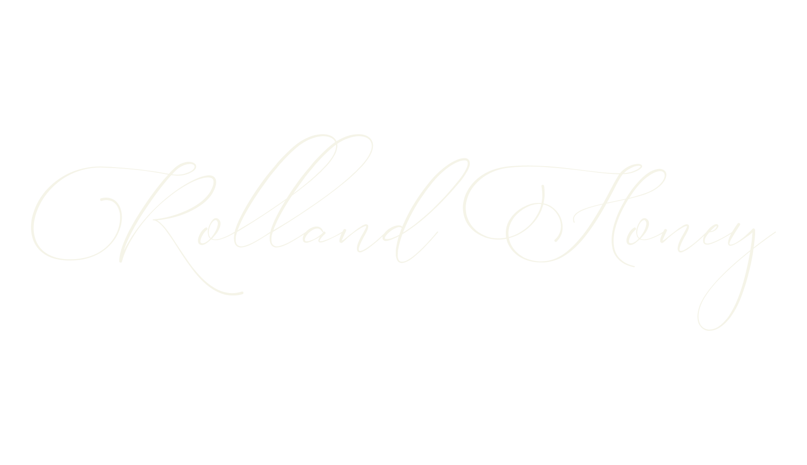 Rolland Honey, cursive font preview