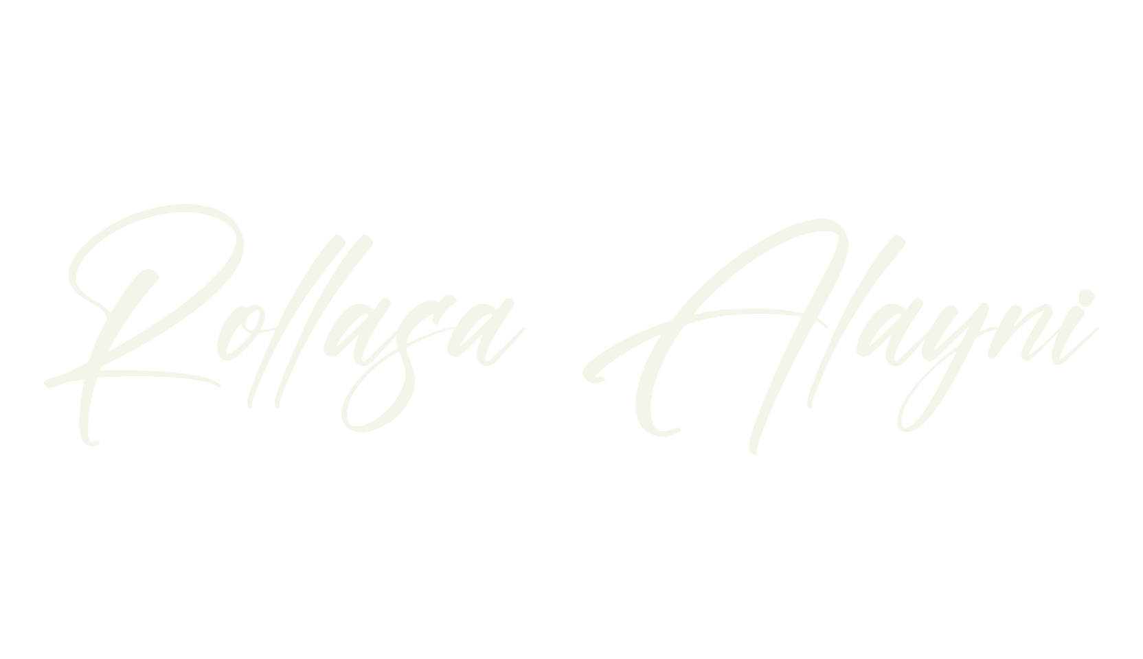 Rollasa Alayni, script font preview