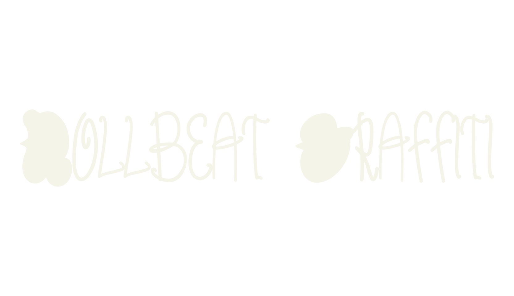 Rollbeat Graffiti, fashion script font preview