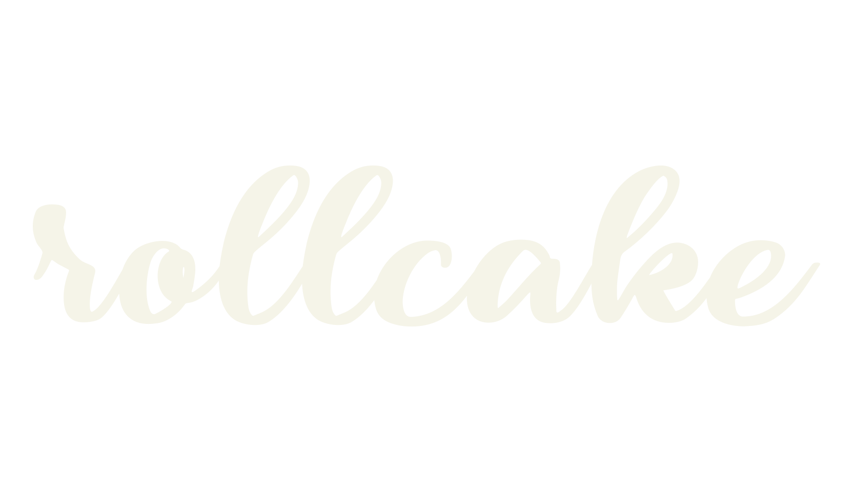 rollcake, cursive font preview