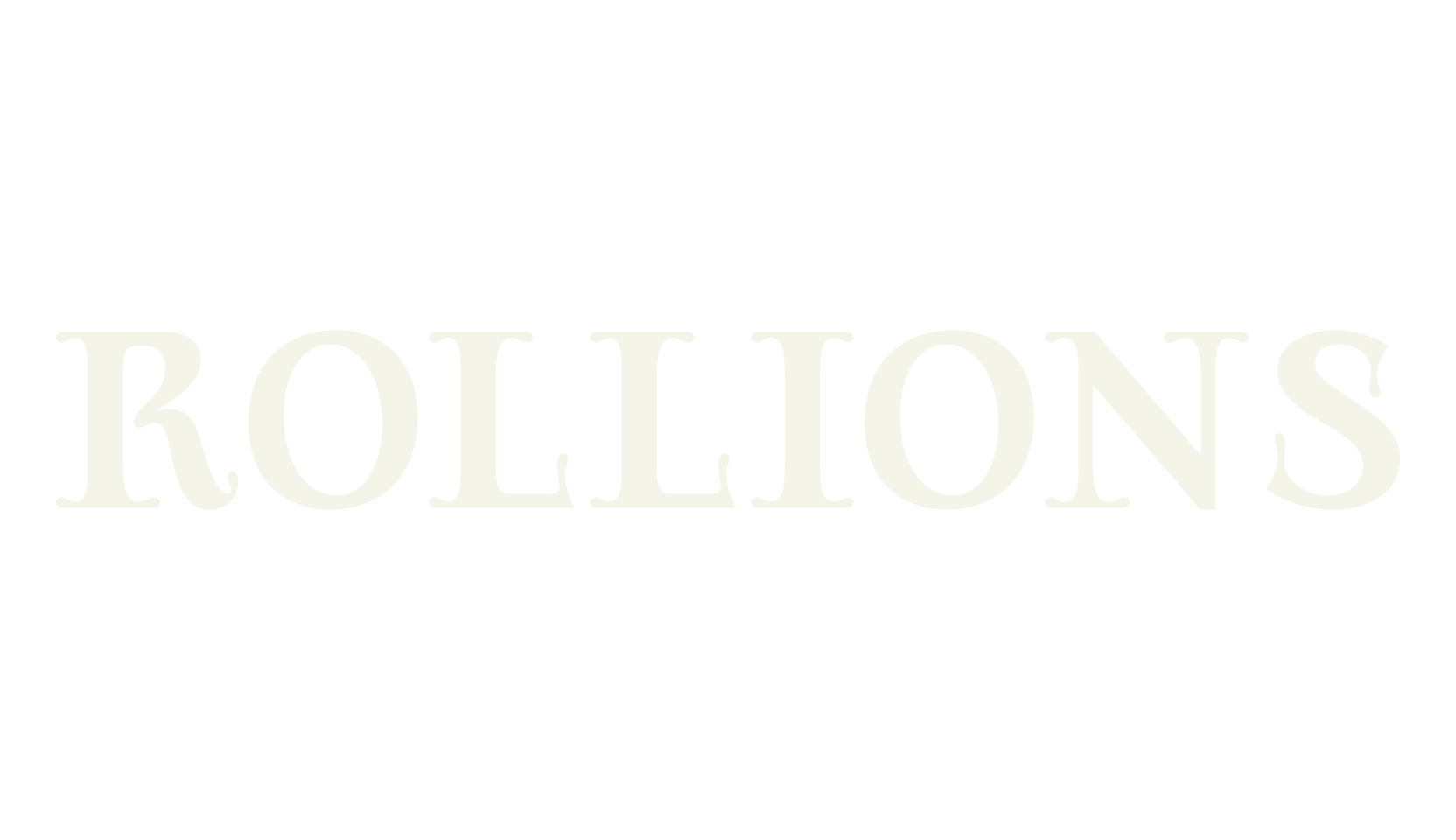 Rollions, art deco font preview