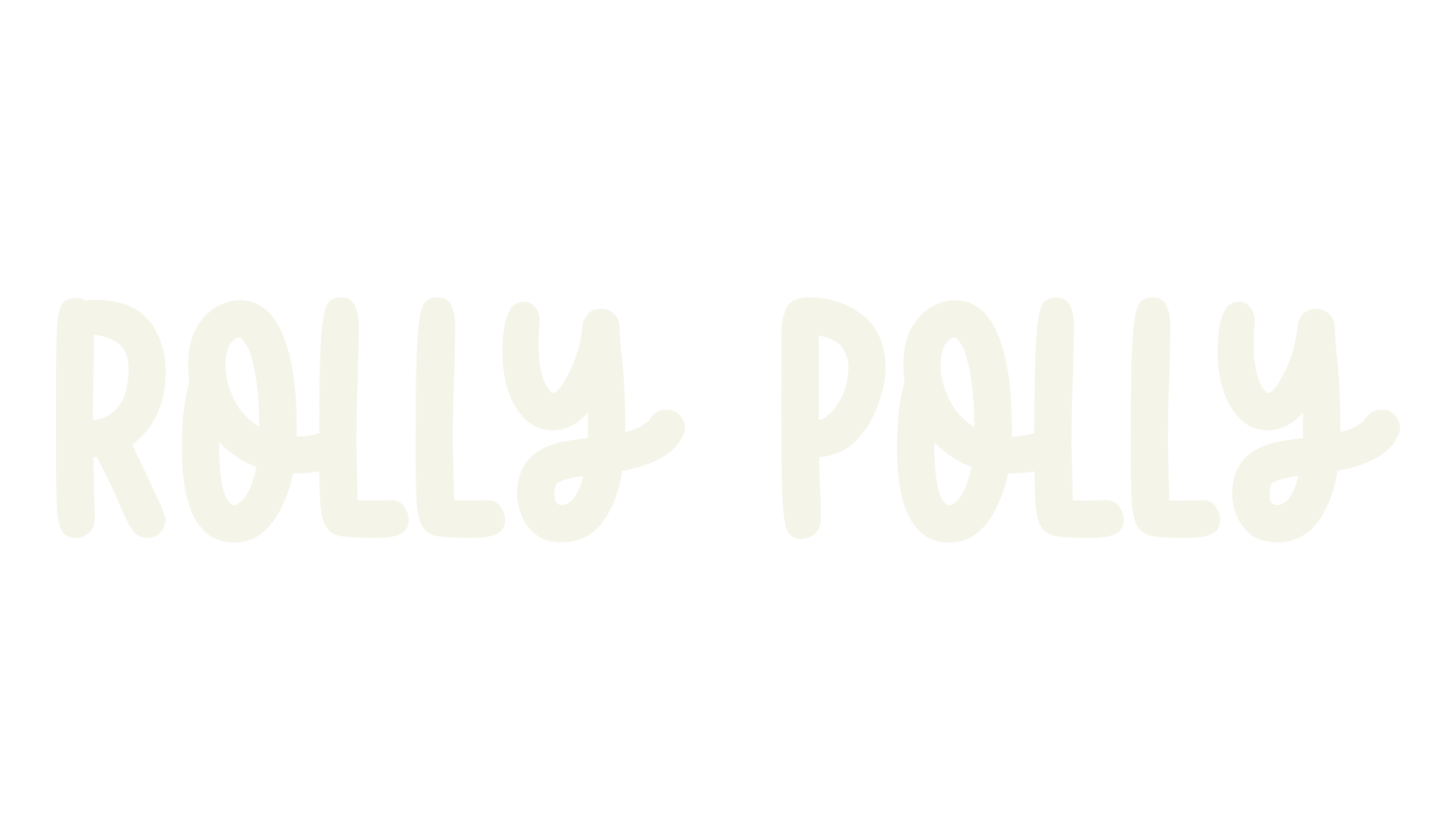 Rolly Polly, cute font preview