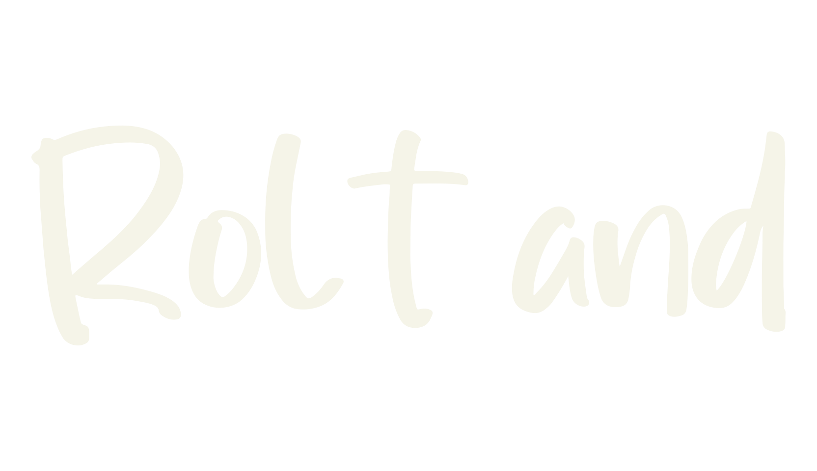 Roltand, script font preview